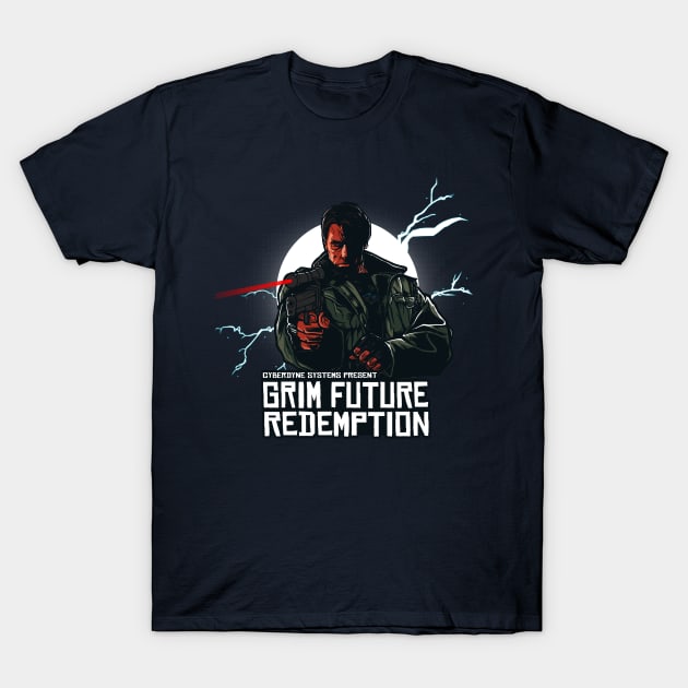 Grim Future Redemption T-Shirt by AndreusD